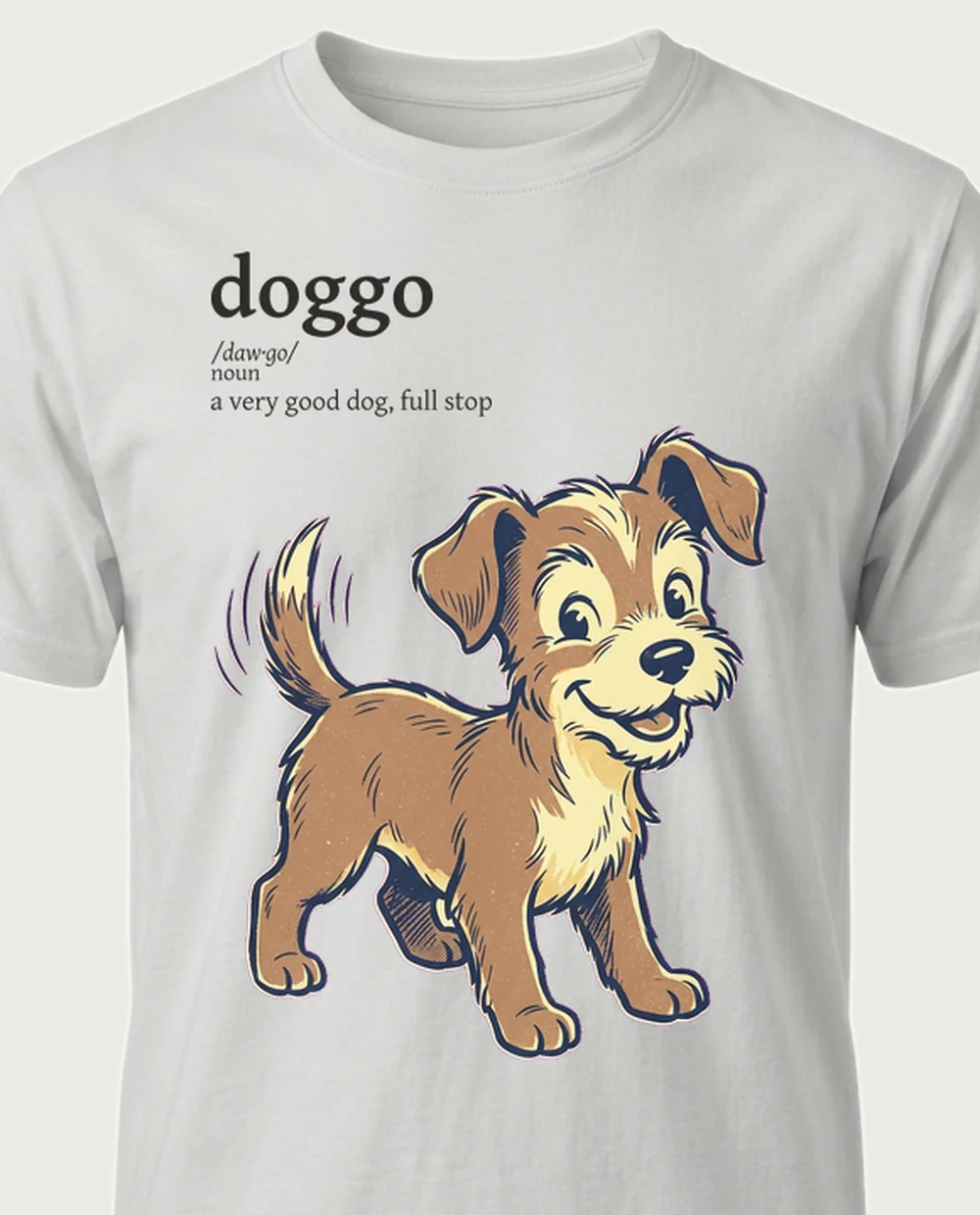 doggo dog — Dictionary on an ash tee