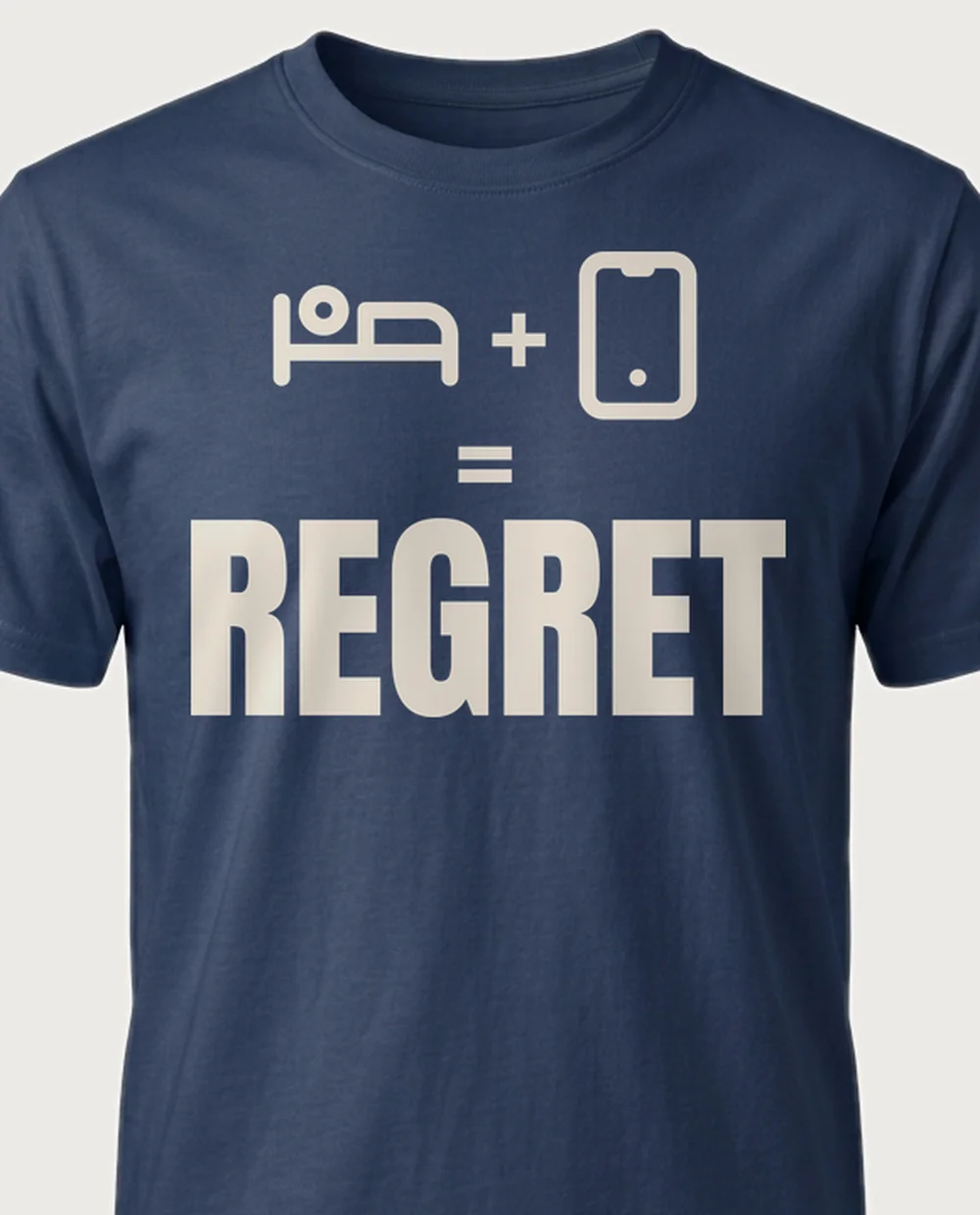 'NAPS + SNACKS' — The Equation on a navy tee