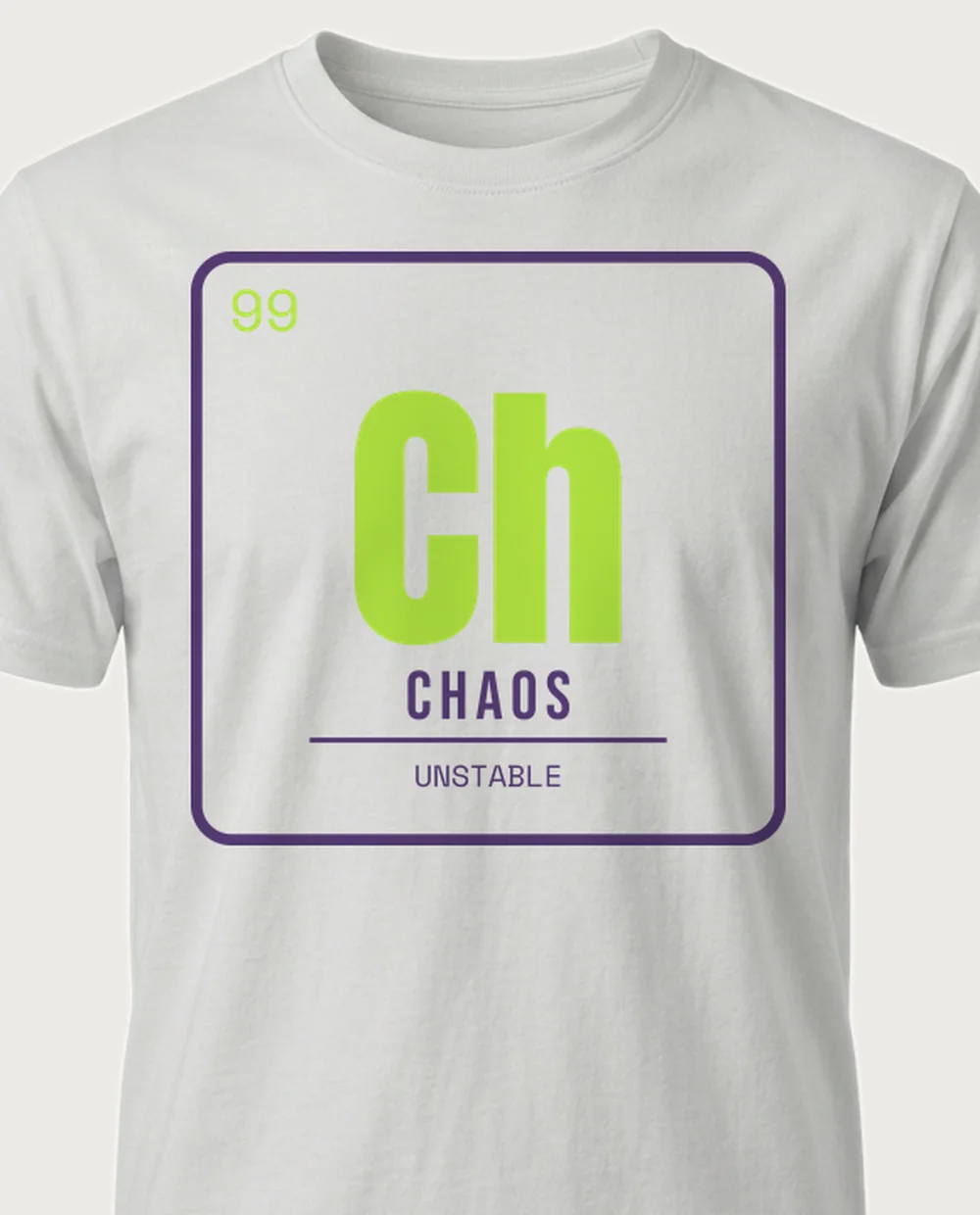 CHAOS — Periodic Element on a ash tee